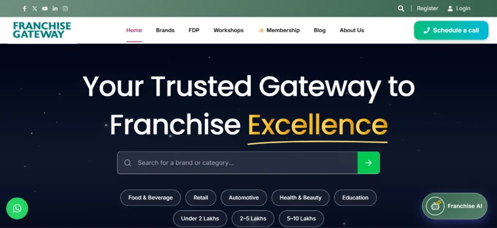 Franchise Gateway - case study