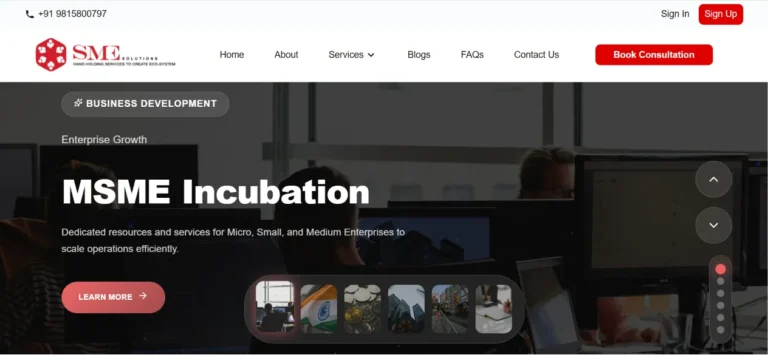 SME Solutions Advisory LLP - case study
