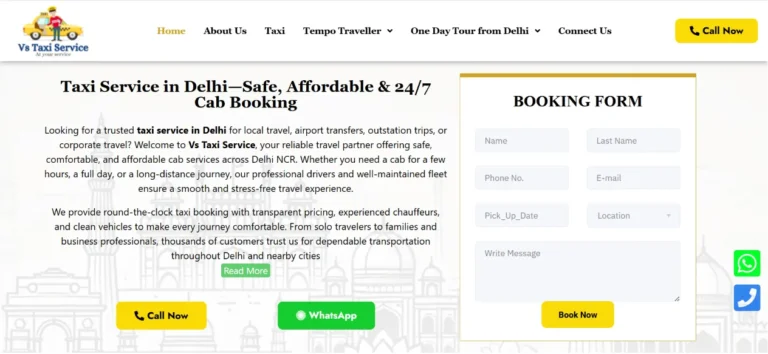 Vs Taxi Services - case study